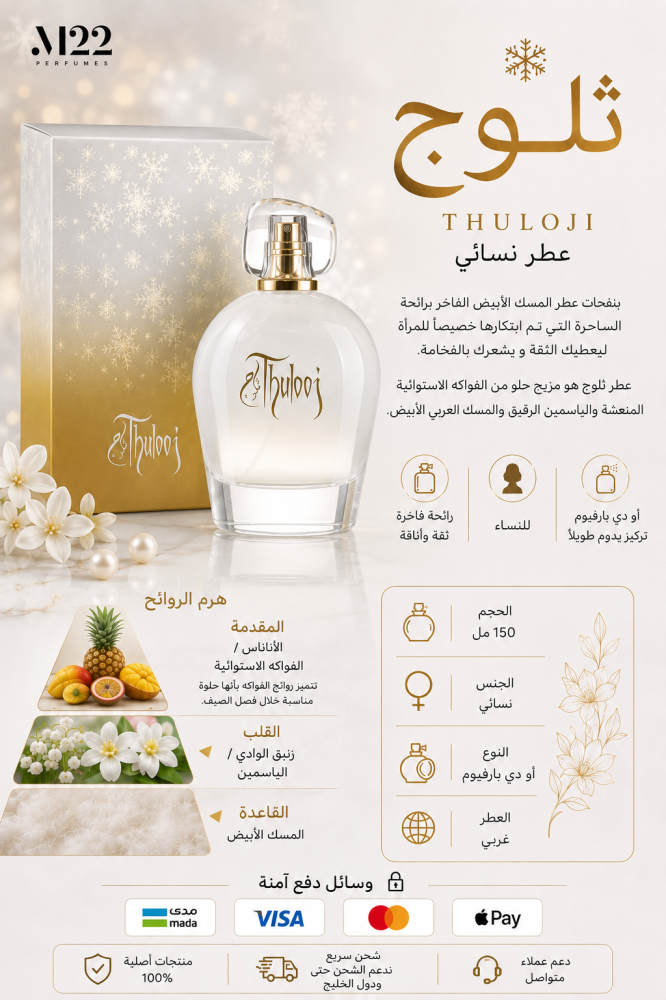 عطر ثلوج Thulooj 150 ml