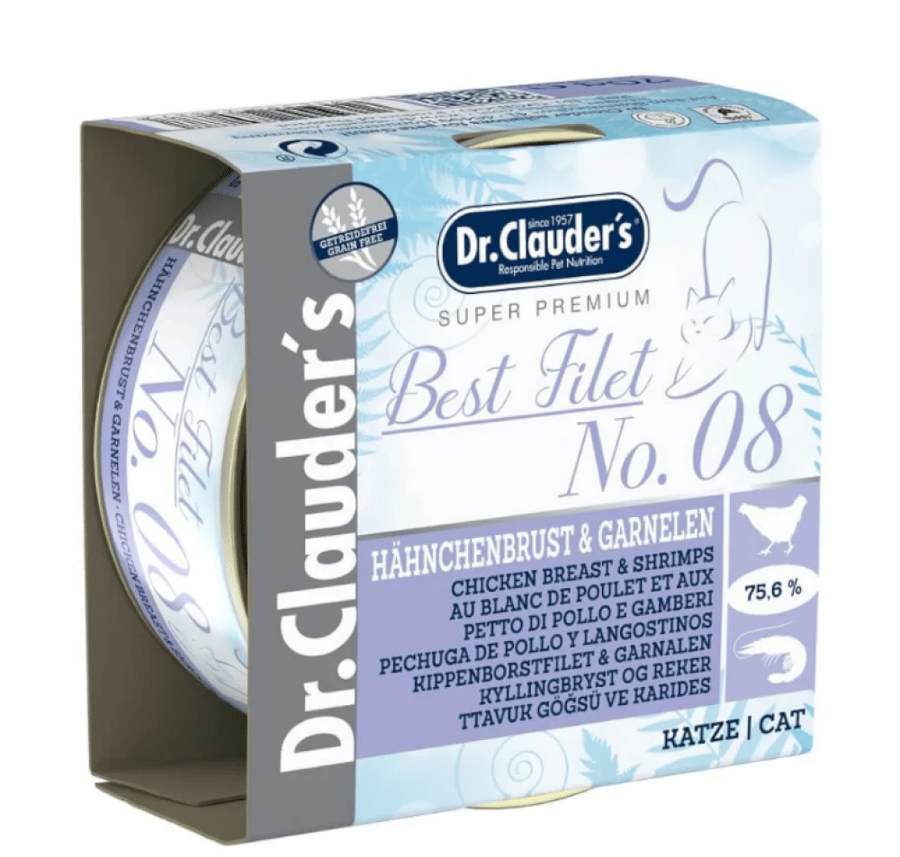 Dr. Clouders Adult Cat Wet Food Chicken & Shrimp 70g