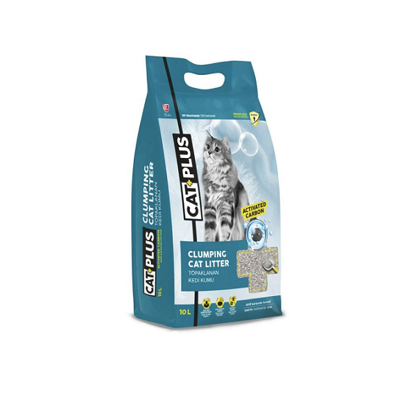 Cat Plus Cat Litter with Active Carbon Scent, 10 Liters