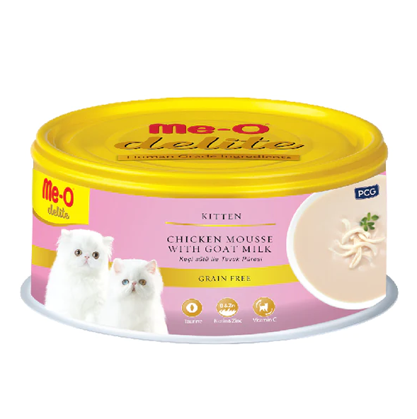 ميو طعام رطب بالدجاج وحليب الماعز 80g