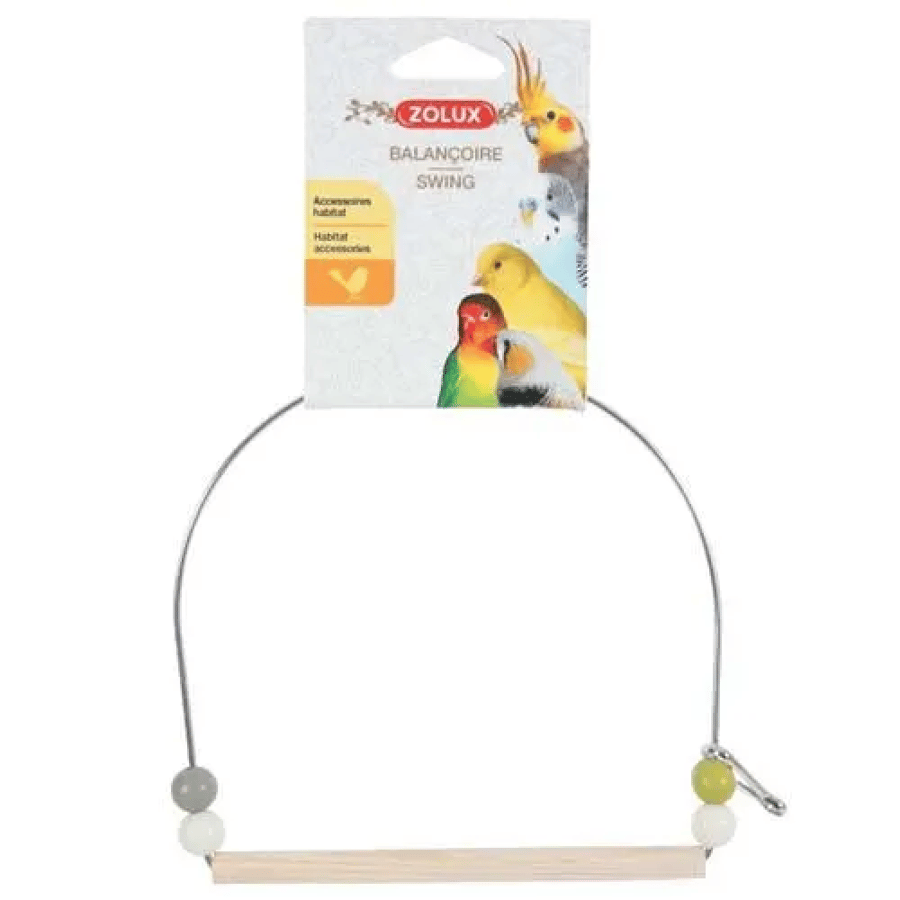 Zolux wooden swing for small birds