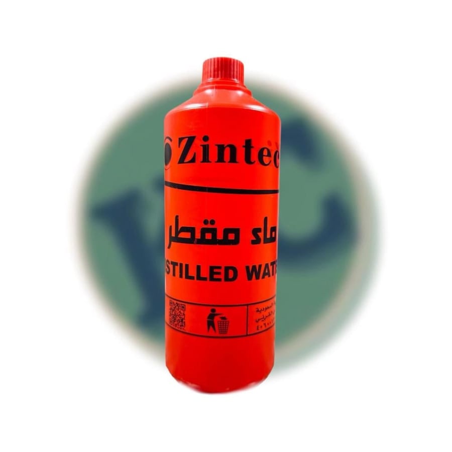 عرض ماء مقطر للرديتر والبطاريات – 4 عبوات × 1 لتر – صناعة سعودية