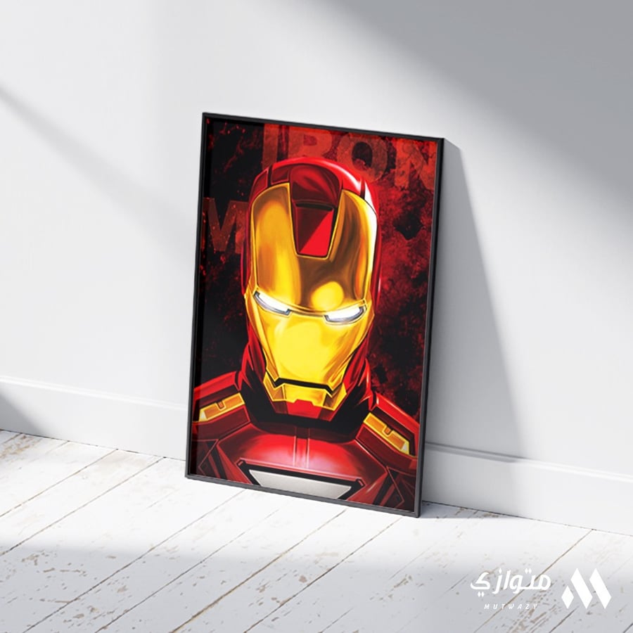 Marvel 3D animated poster - Iron Man