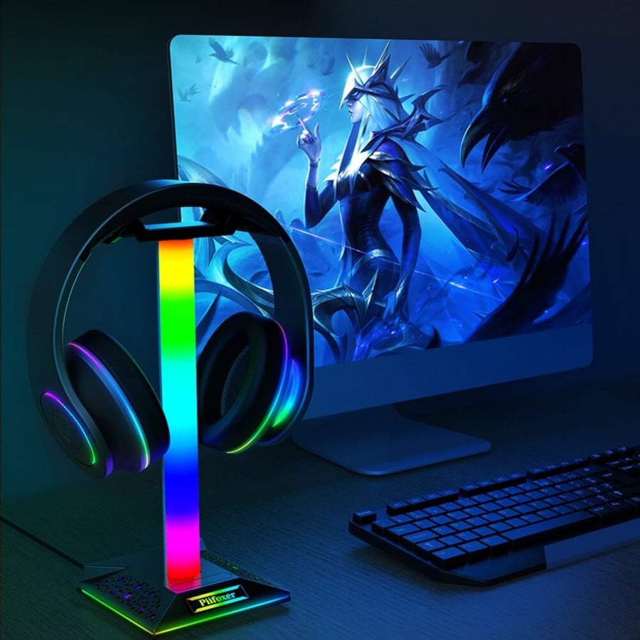 LED headphone stand