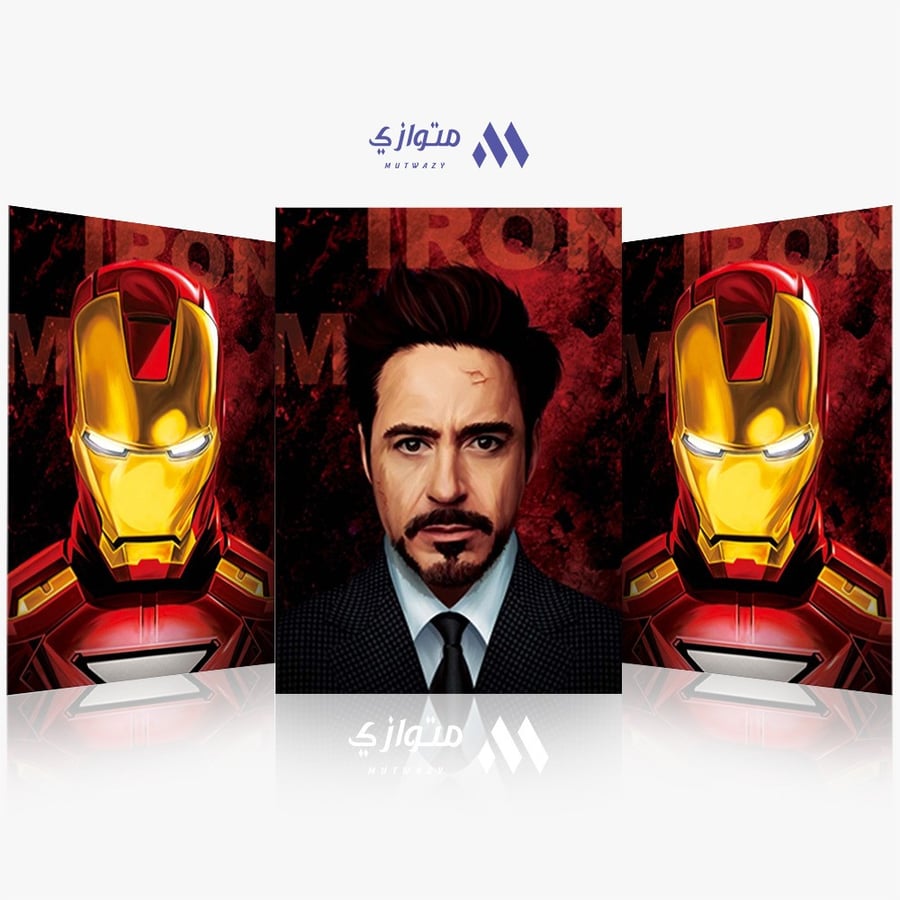 Marvel 3D animated poster - Iron Man