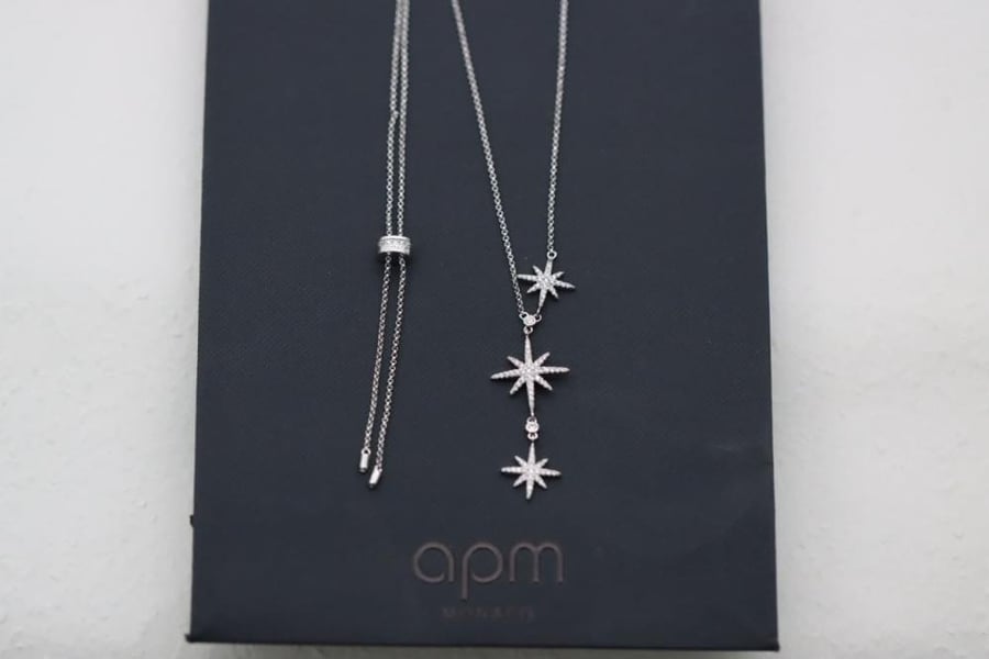 طقم سلسلة وحلق APM Monaco Triple Meteorites