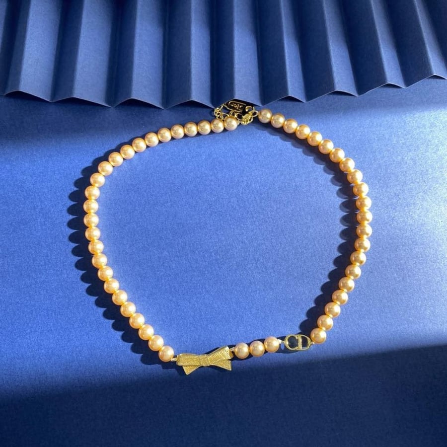 طقم سلسلة وسوار ديور CD Bow
