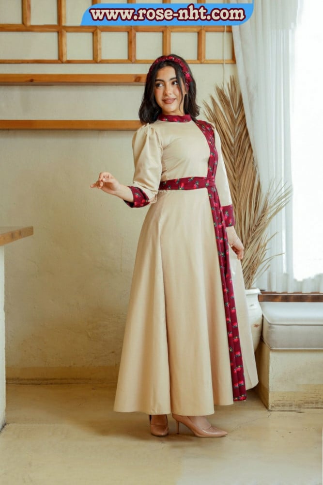 Mother and daughter Ramadan set (Maroon)