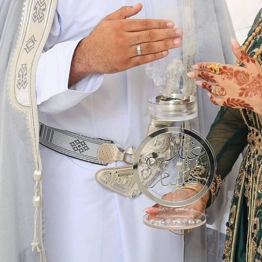 مبخره العروس فضي-متجر روز