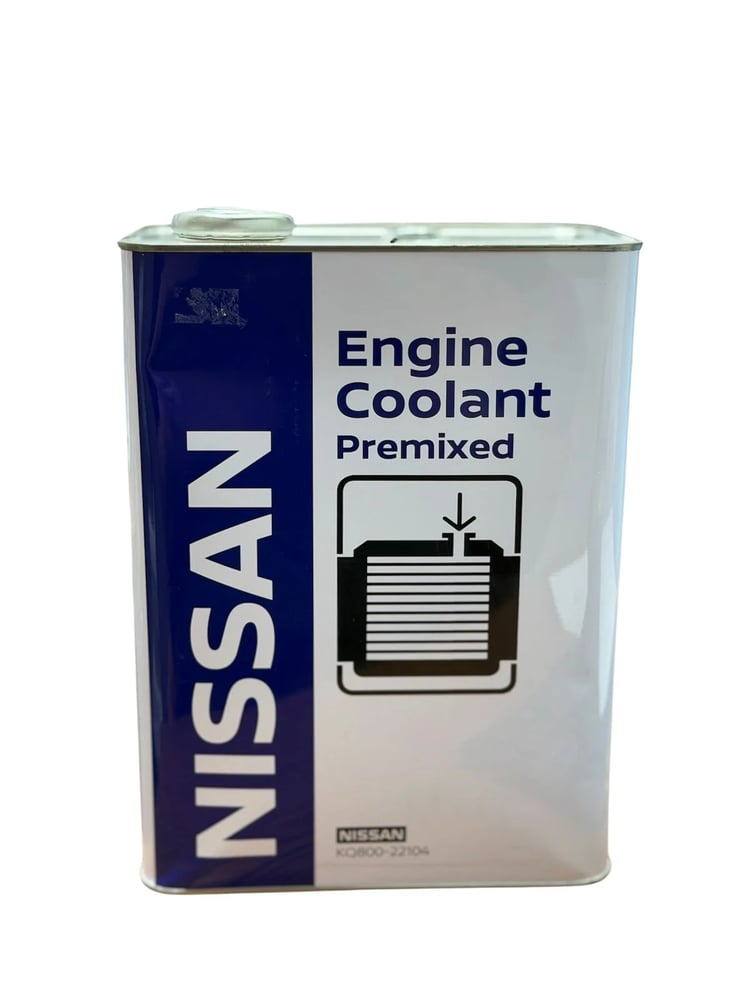 Nissan radiator water green 4 liters