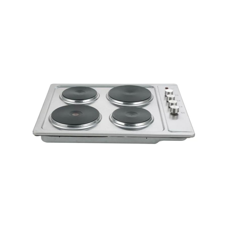 GVC PRO Electric Flat Hob - 4 Burners - Turkish Stone - Silver - B-604-E