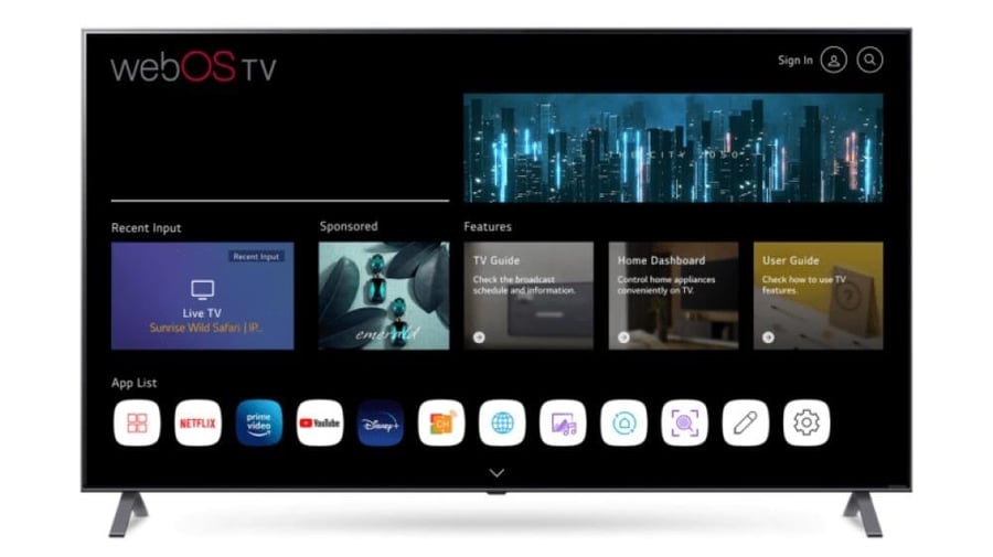 فلكسي شاشة سمارت - 100 بوصة - نظام Webos  - أسود - FX100UWEBSY
