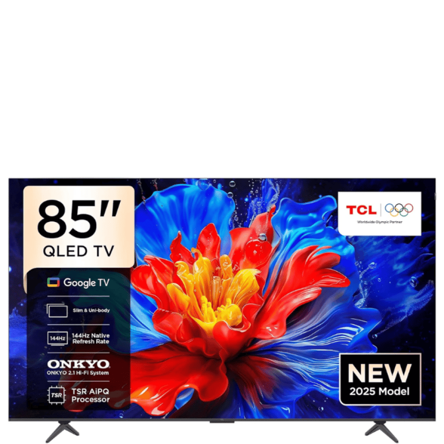 شاشة 85 بوصة سمارت جوجل كيو ال دي TCL 85P8K QLED UHD 4K