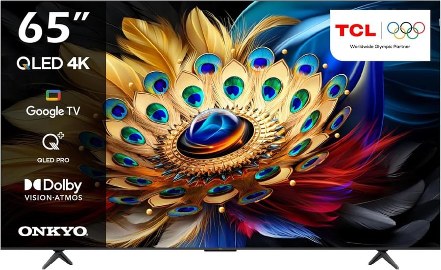 تي سي أل شاشة سمارت جوجل - 65 بوصة -QLED 4K عالية الدقة - 65C655
