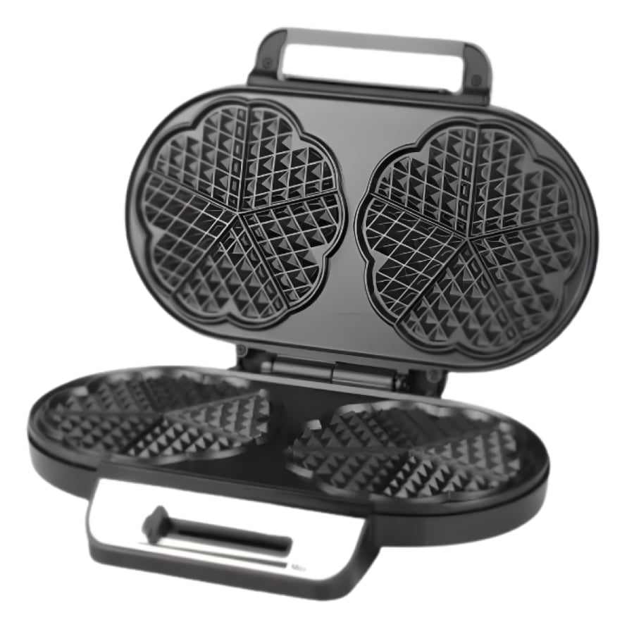 Double Waffle Machine Collin 1200 watts – two pieces with non-stick surfaces 800108002