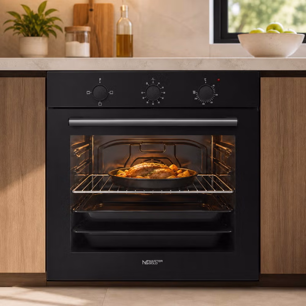 ماستر جولد فرن بلت ان - 60*60 سم 4 وظائف ميكانيكي كهرباء اسود - MG-60BMT