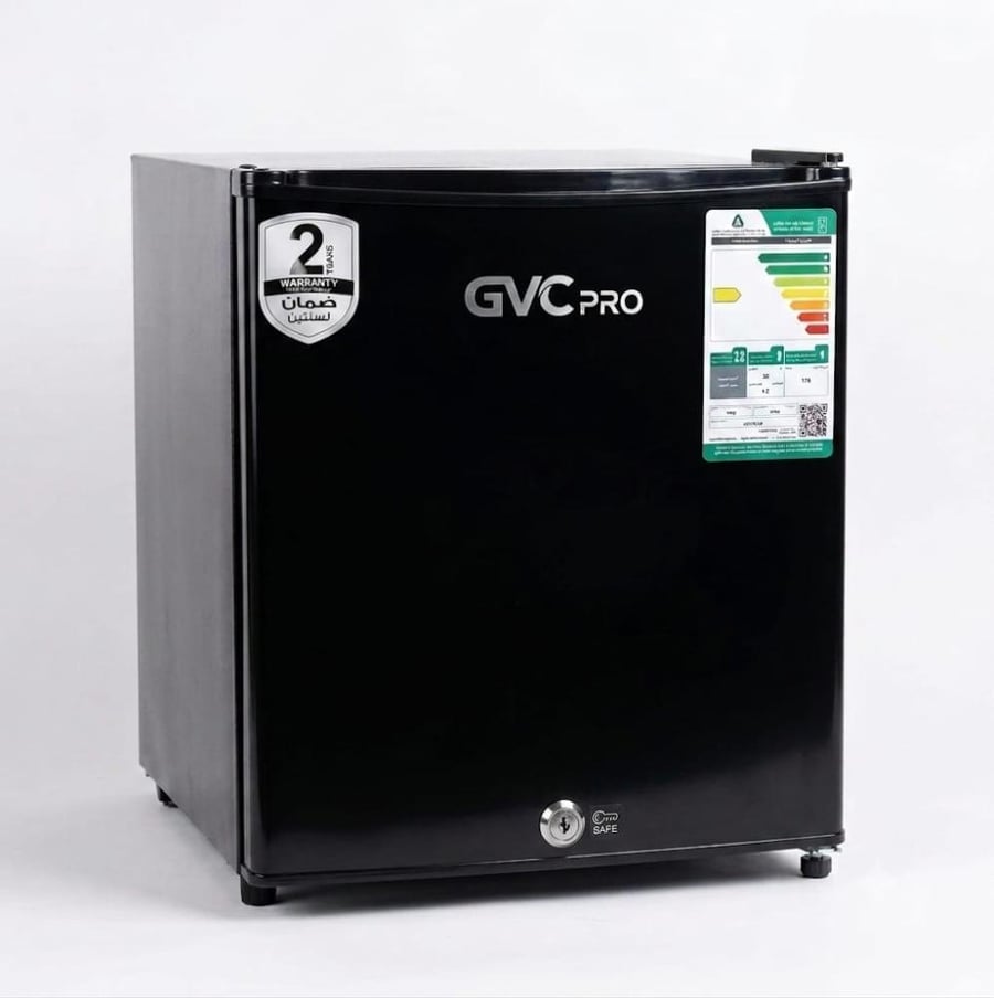 ثلاجة مكتبي 48 لتر 1.7 قدم ثلج اسود GVRF-65-1 GVC PRO