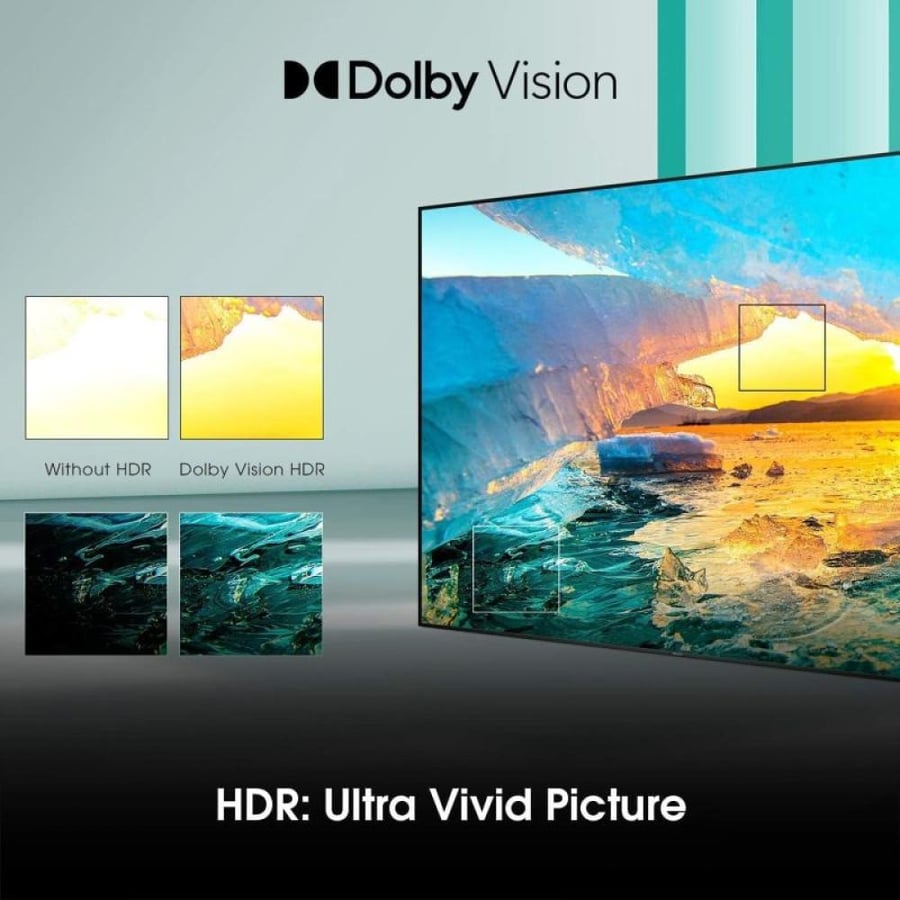 هايسنس شاشة سمارت - 85 بوصة - دقة 4K مع بلوتوث - نظام Vidaa - موديل 85A6KS