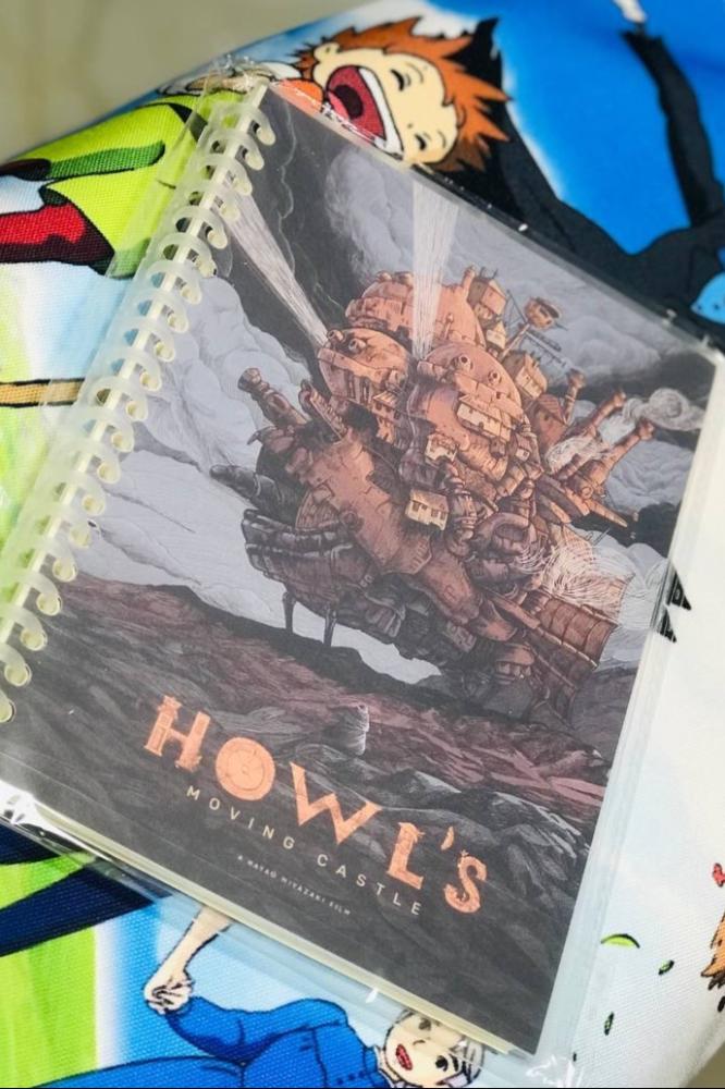 دفتر قلعة هاول المتحركه HOWL'S MOVING CASTLE  NOTEBOOK