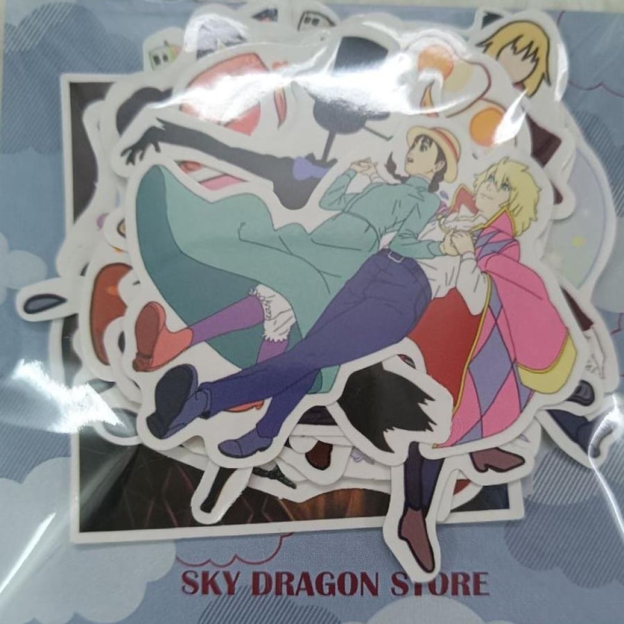 ملصقات قلعة هاول HOWLS MOVING CASTLE STICKERS