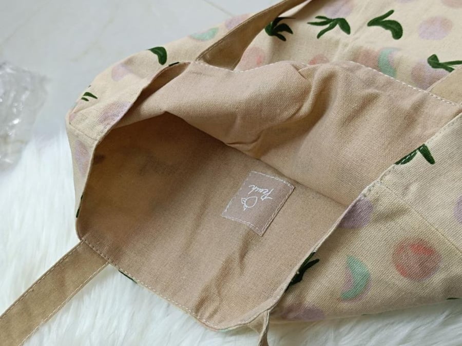توت باق الخوخ PEACH TOTE BAG