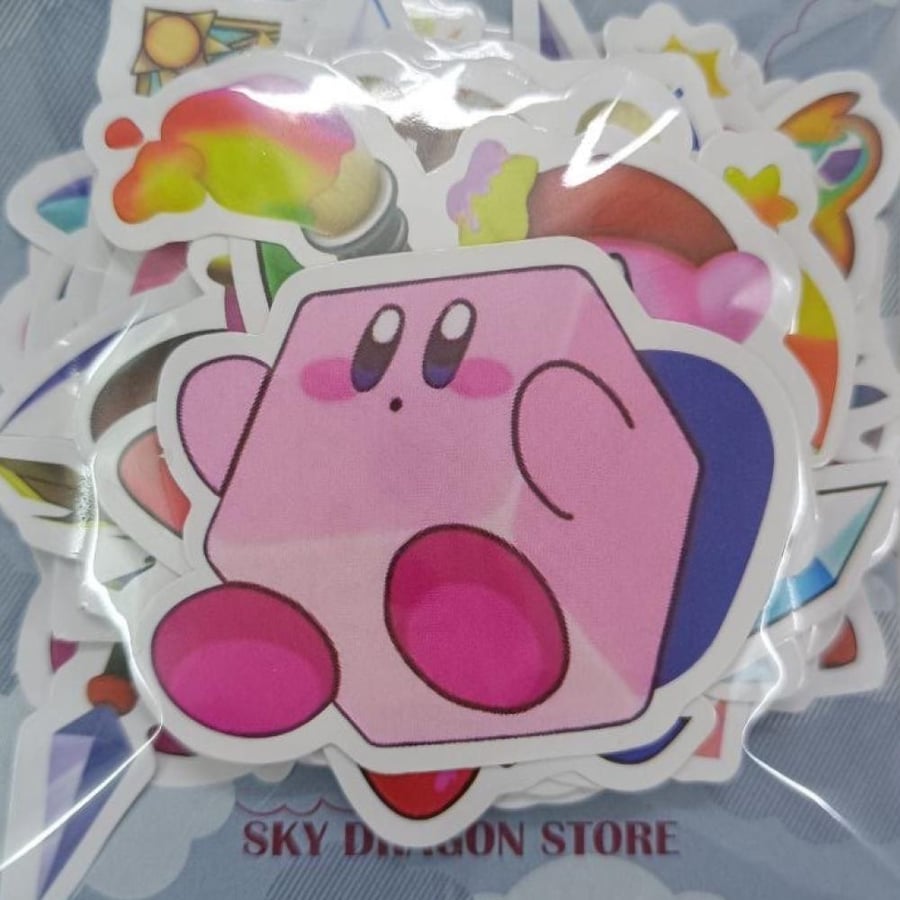 ملصقات لعبة كيربي KIRBY GAVE STICKERS
