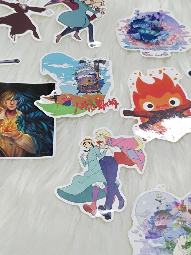 ملصقات قلعة هاول HOWLS MOVING CASTLE STICKERS