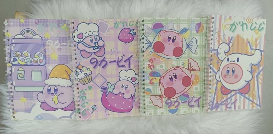 دفاتر لعبة كيربي KIRBY GAME NOTEBOOKS
