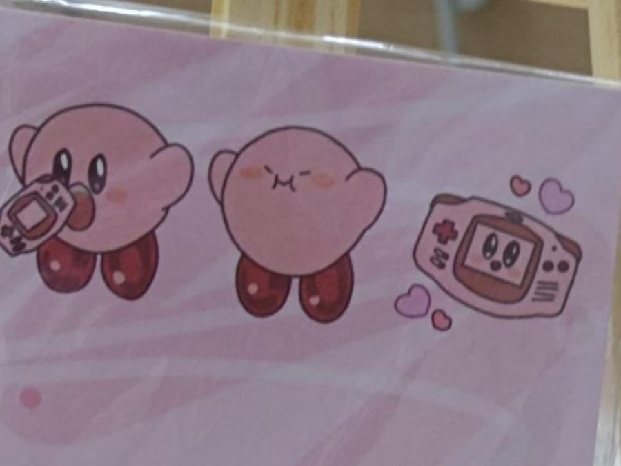 مذكرات لعبة كيربي KIRBY GAME STICKYNOTE