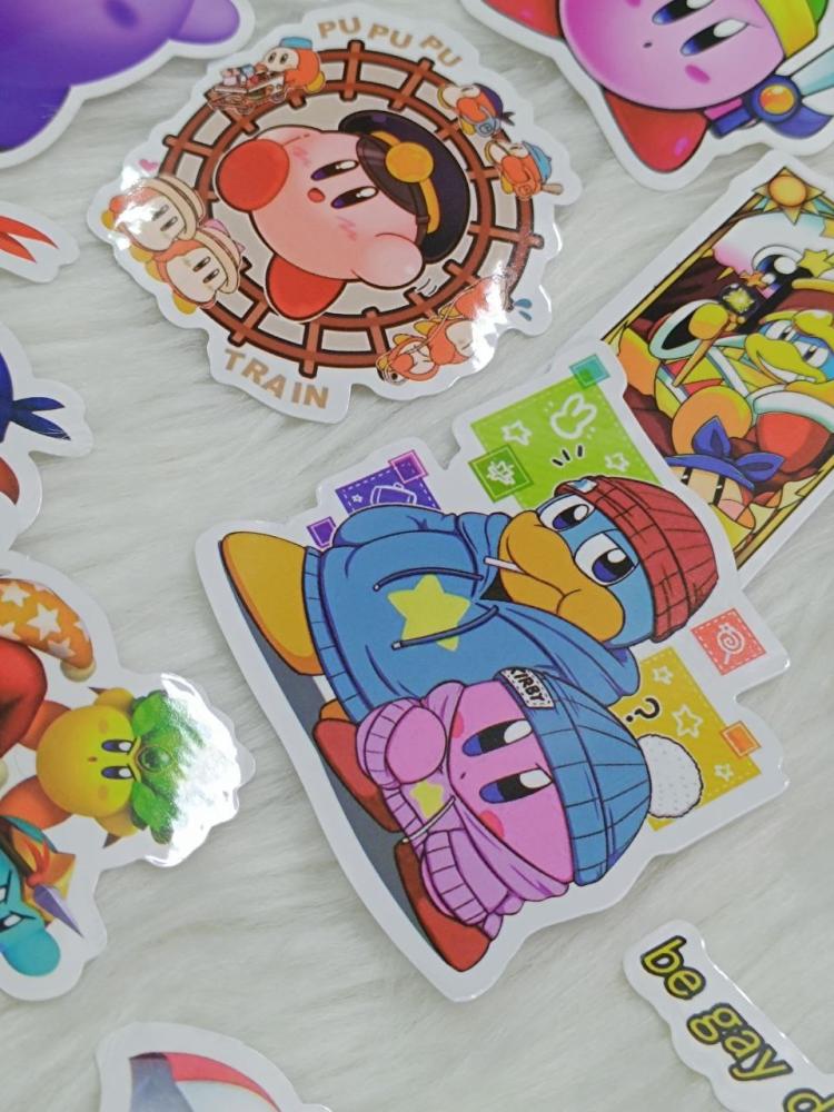 ملصقات لعبة كيربي KIRBY GAVE STICKERS