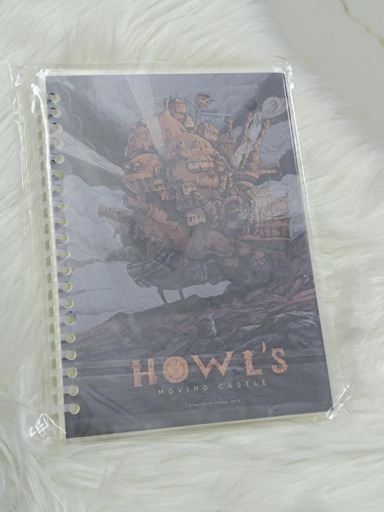 دفتر قلعة هاول المتحركه HOWL'S MOVING CASTLE  NOTEBOOK