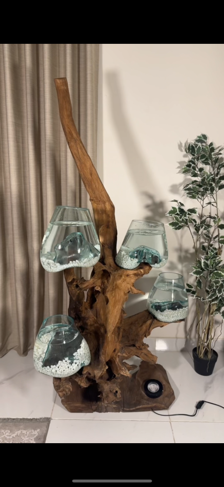 حوض خشب طبيعي ١٠٠٪