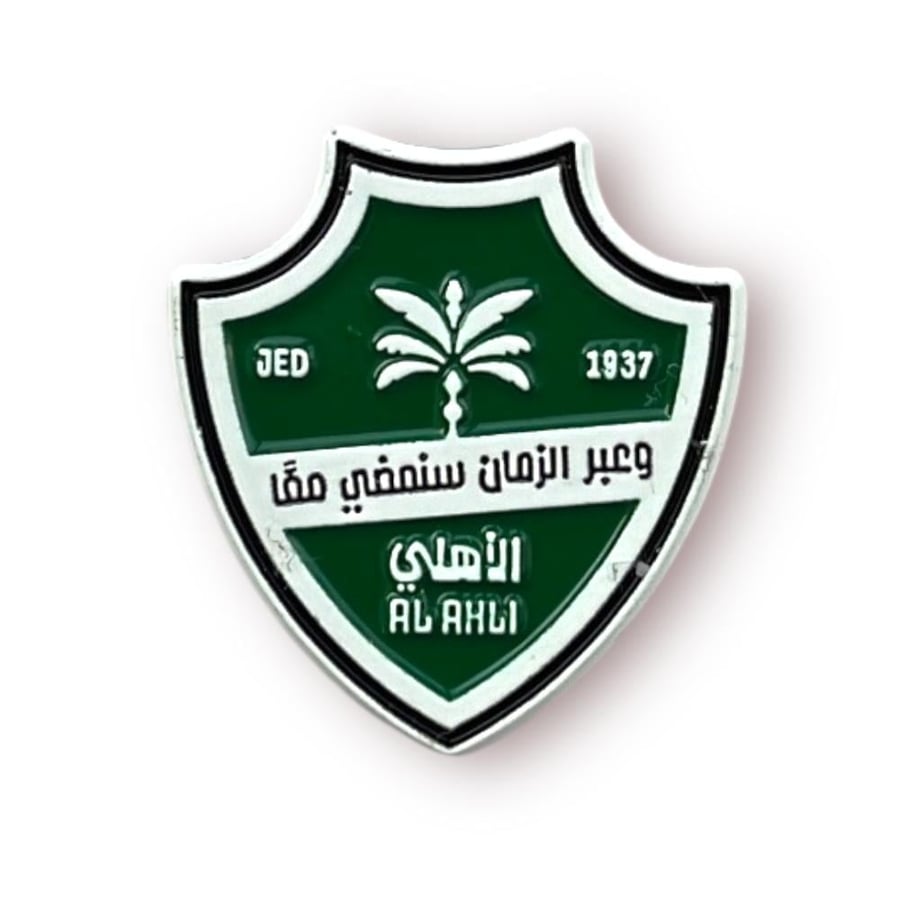 ستيكر حديد شعار نادي الاهلي وعبر الزمان سنمضي معا