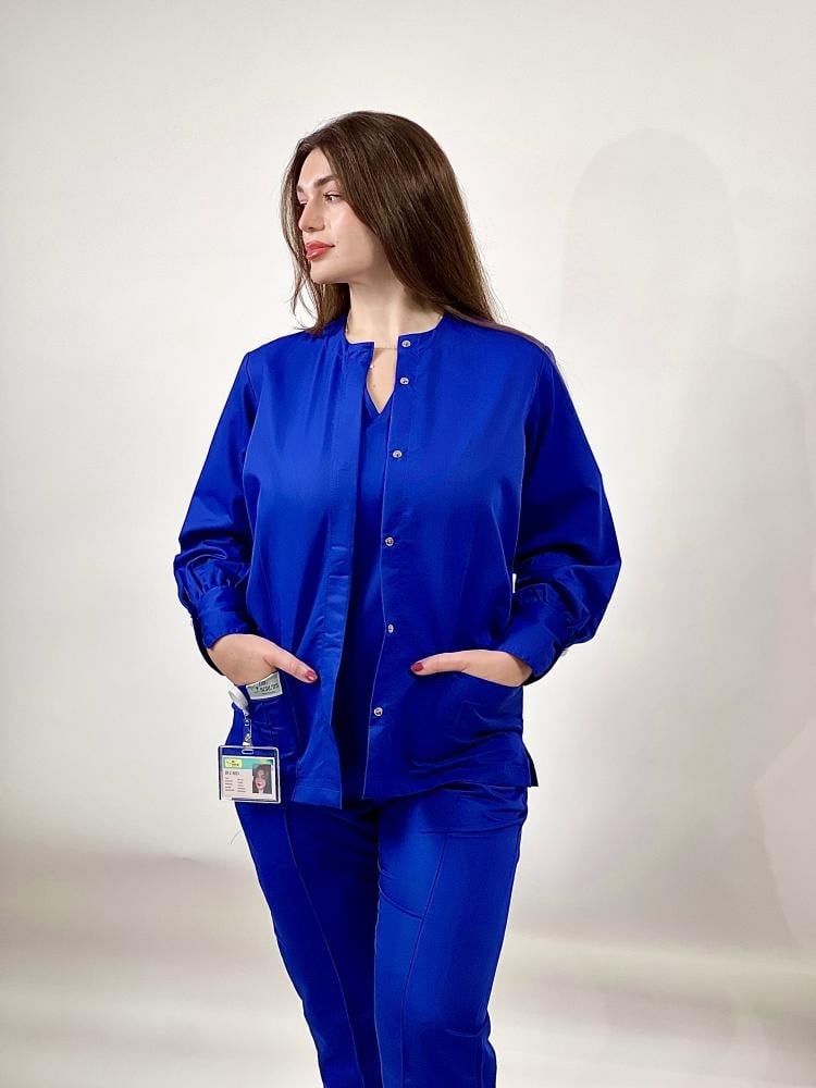 جاكيت نسائي أزرق - Blue women's jacket