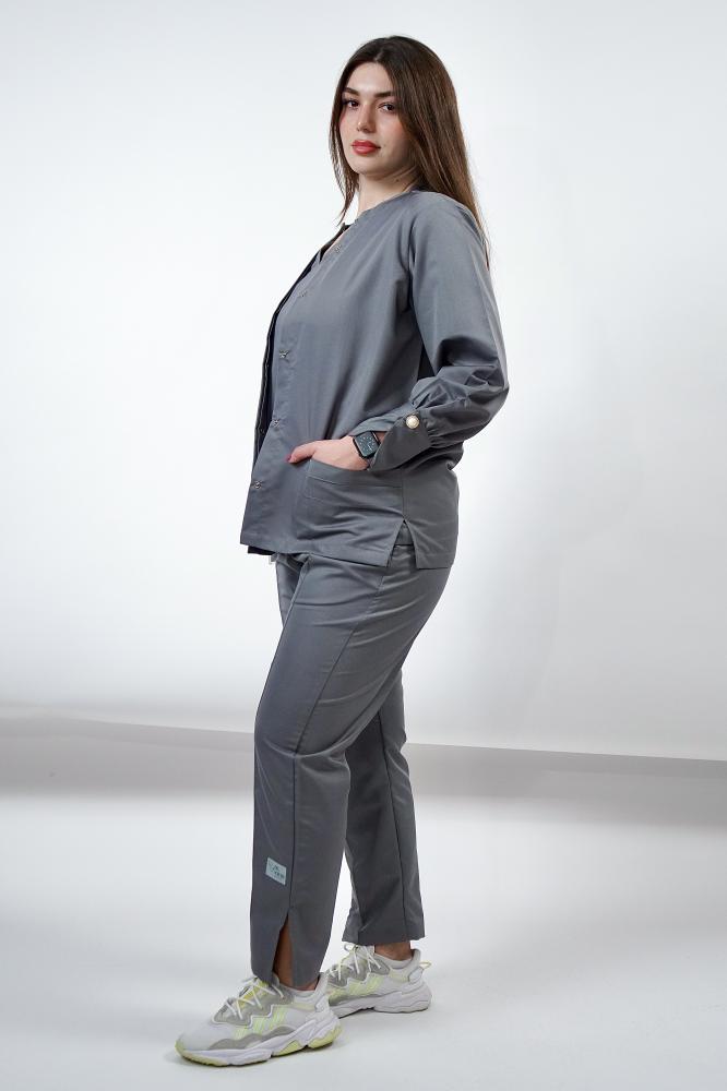 جاكيت نسائي رمادي - Women's grey jacket