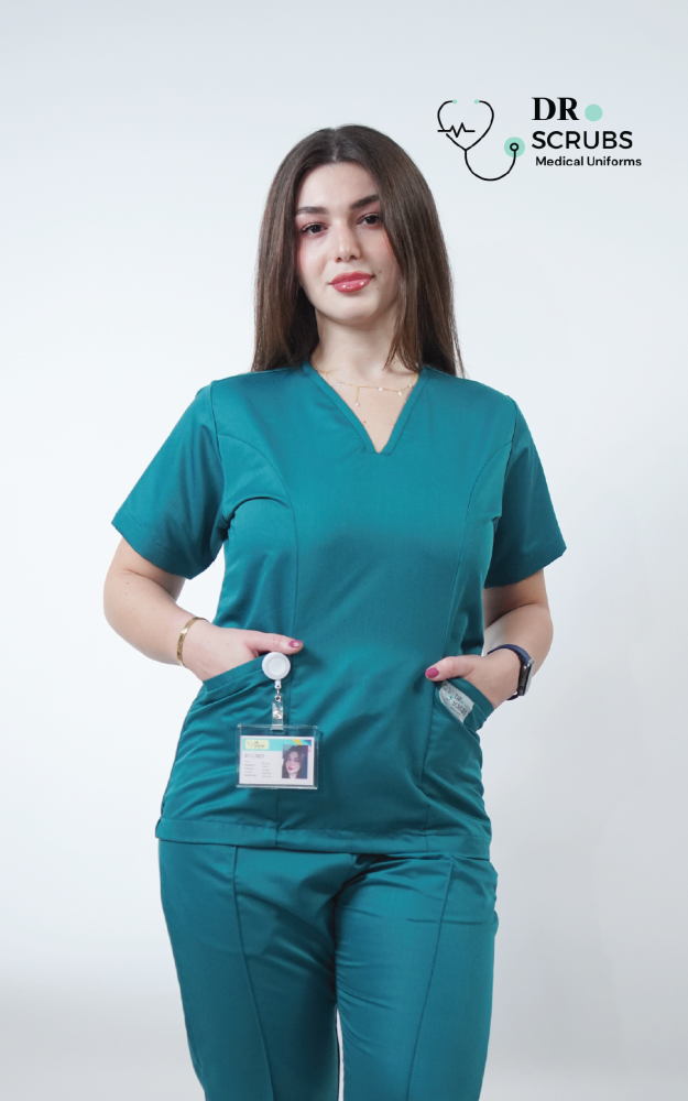 سكراب نسائي تركوازي - Turquoise women's scrub