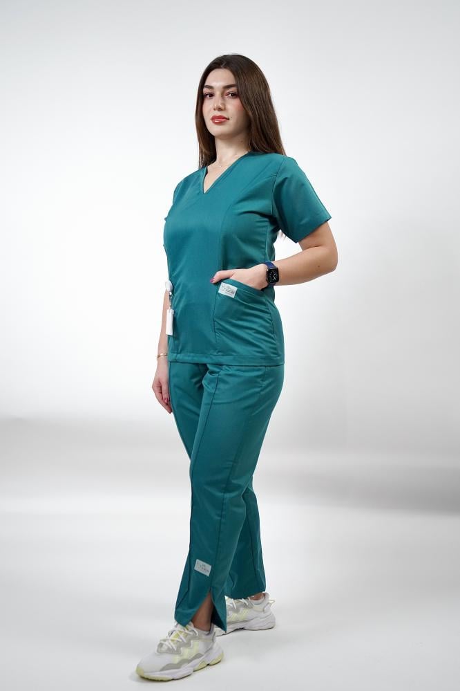 سكراب نسائي تركوازي - Turquoise women's scrub