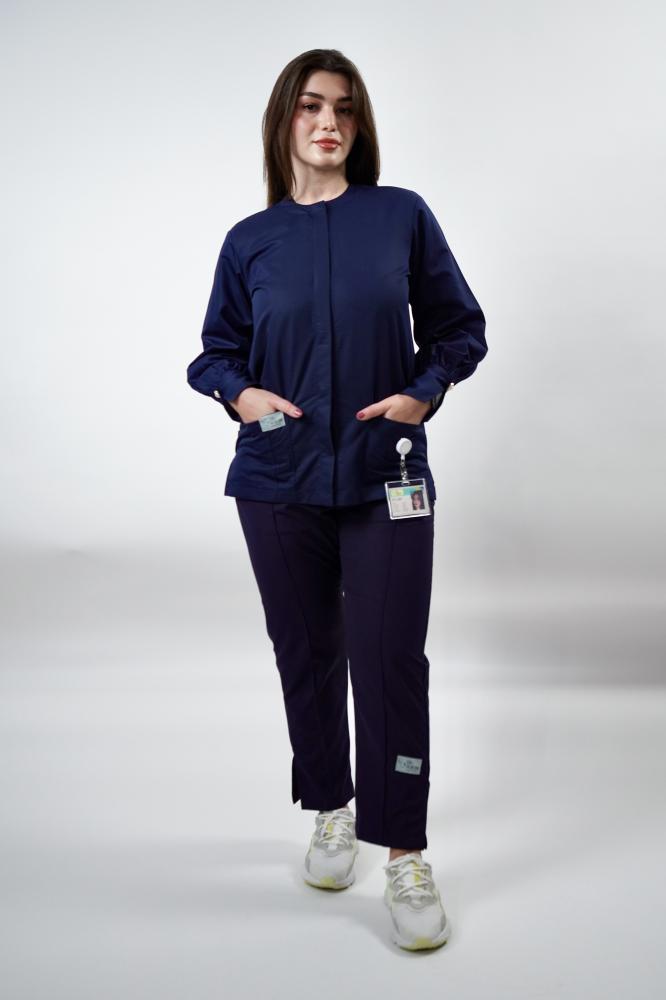 جاكيت نسائي كحلي - Navy blue women's jacket