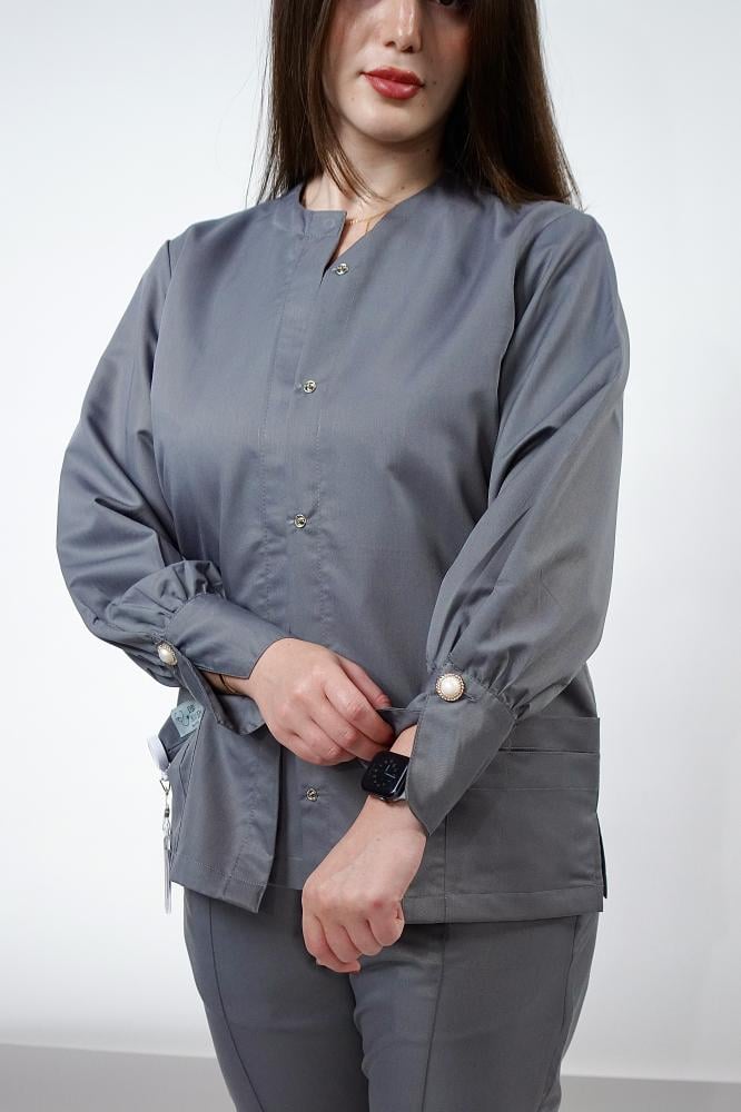 جاكيت نسائي رمادي - Women's grey jacket