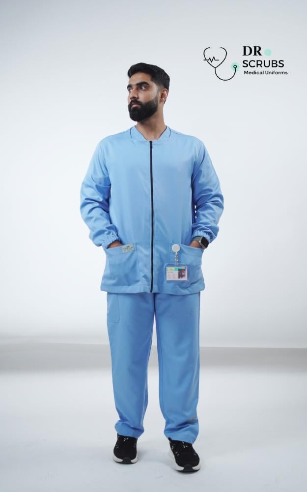 جاكيت رجالي سماوي - Sky blue men's jacket