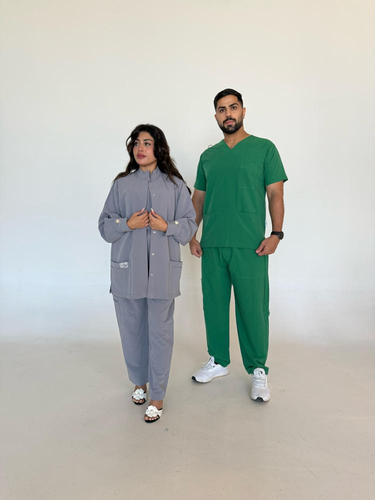 جاكيت نسائي رمادي - Women's grey jacket