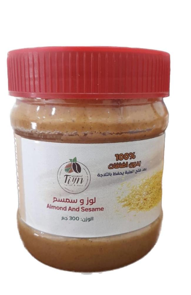 زبدة اللوز والسمسم طبيعية بدون إضافات