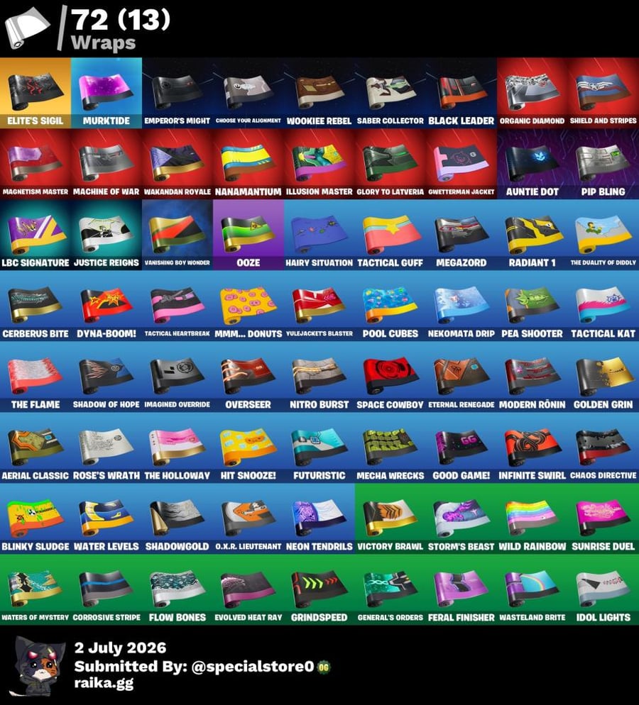 حساب فورت نايت + السكنات 67 + مميز وقوي ومناسب