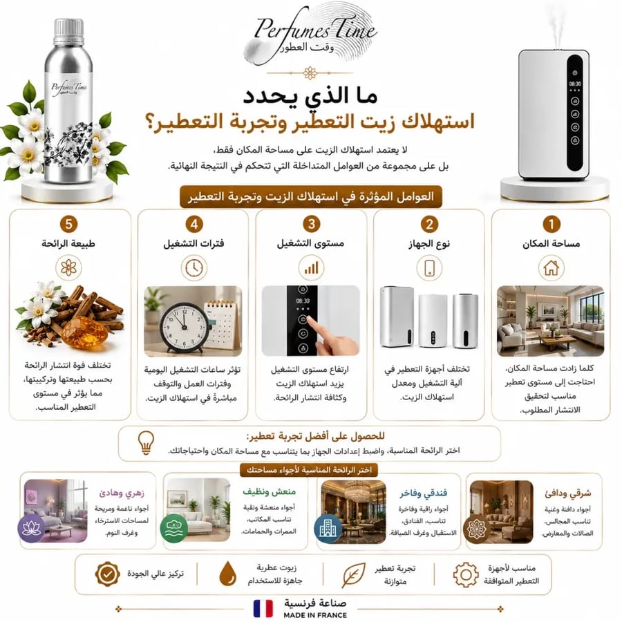 زيت عطري لأجهزة التعطير عنب أبيض