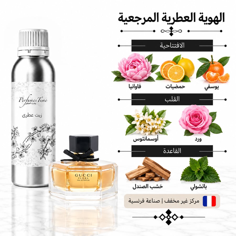 زيت عطري نقي مستوحى من فلورا غوتشي EDP للنساء