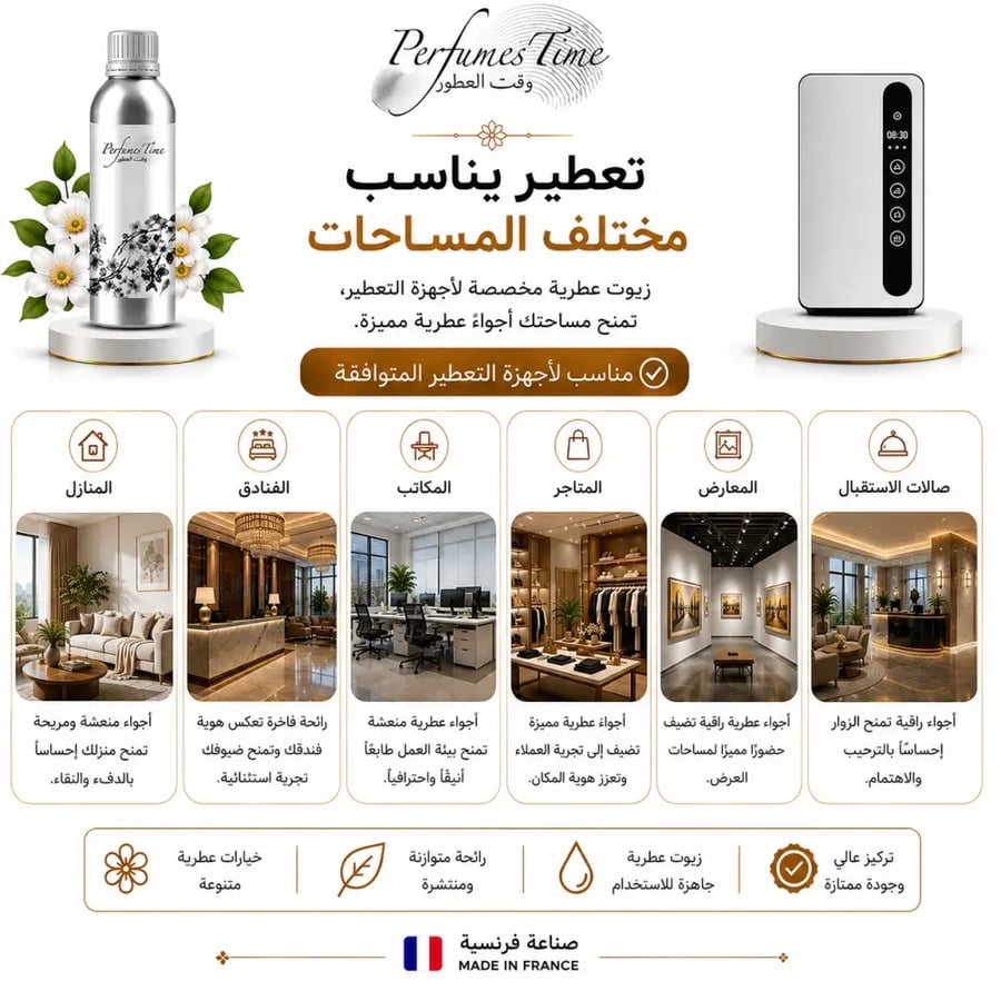 زيت عطري لأجهزة التعطير عنب أبيض