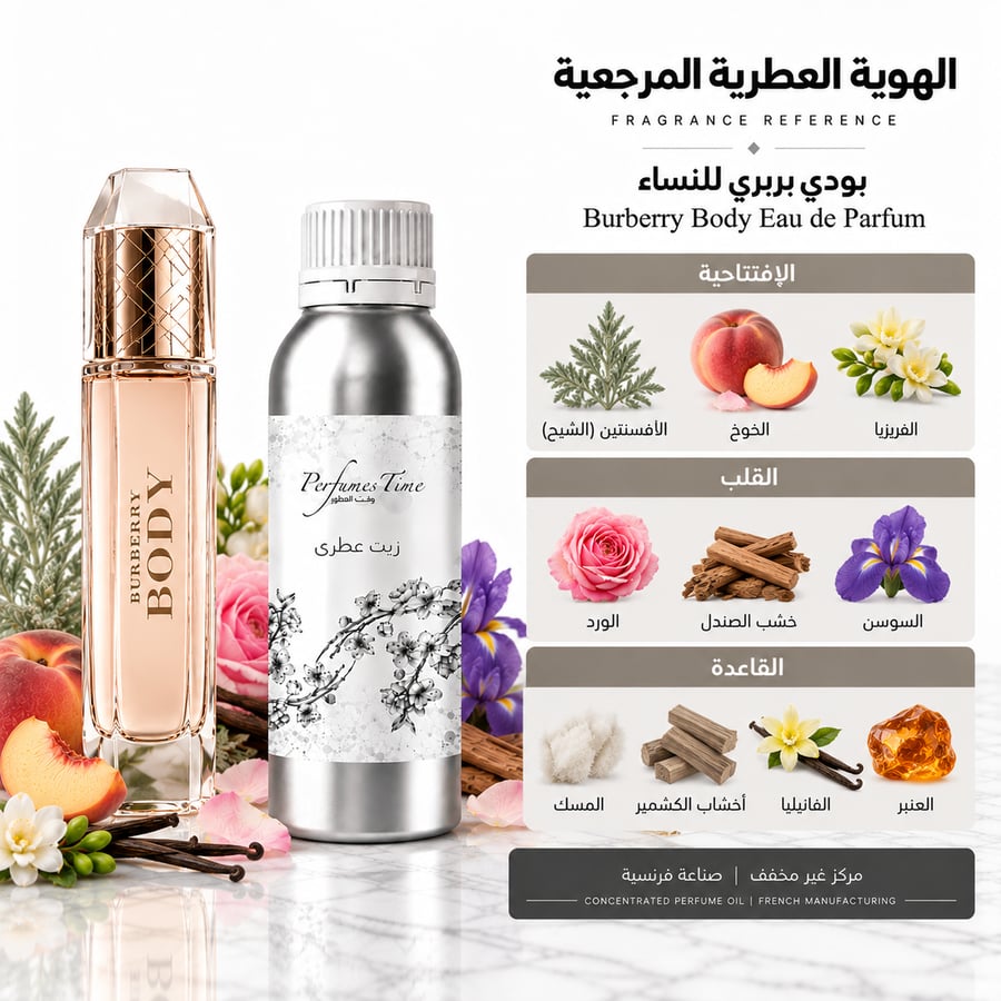 زيت عطري نقي مستوحى من بودي بربري للنساء