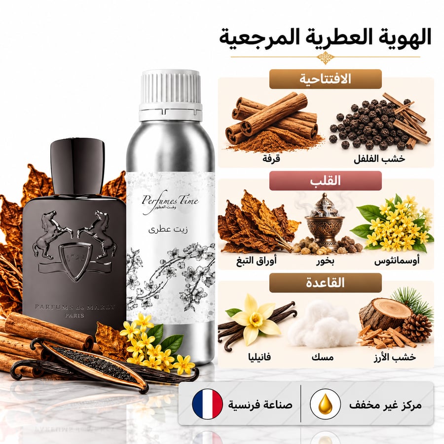 زيت عطري نقي مستوحى من هيرود دي مارلي للرجال