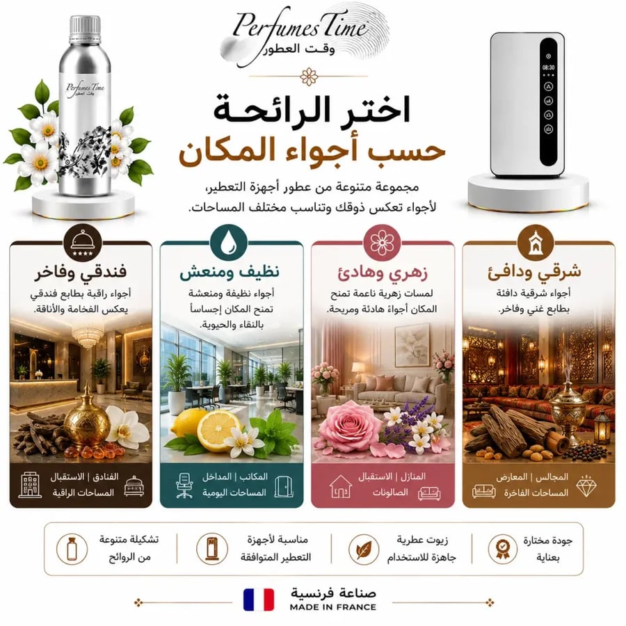 زيت عطري لأجهزة التعطير عنب أبيض