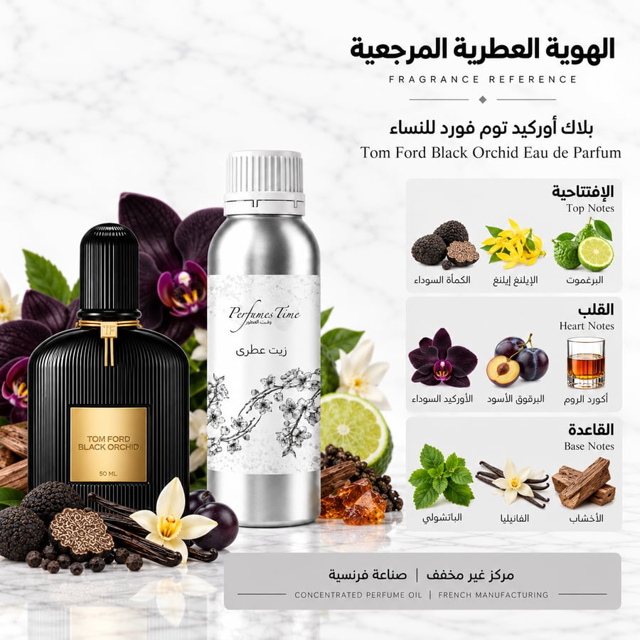 زيت عطري نقي مستوحى من بلاك أوركيد توم فورد للنساء